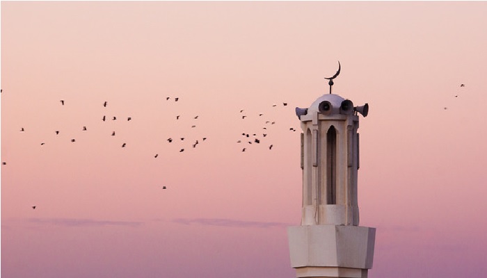 menara masjid takbir Idul adha