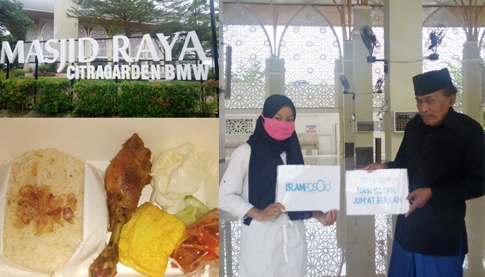 Pekan Keempat Oktober, IslamposAid Salurkan 40 Nasi Kotak Jumat ke Masjid Citra Raya, Banten 1