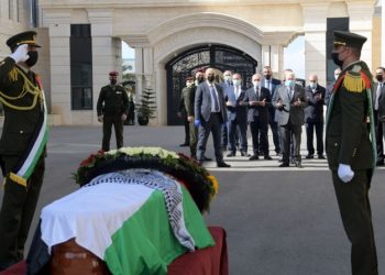 Saeb Erekat meninggal dunia. Foto: WAFA