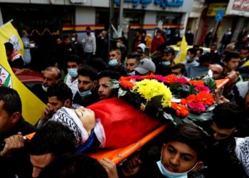 Bocah Palestina tewas ditembak tentara Israel. Foto: WAFA