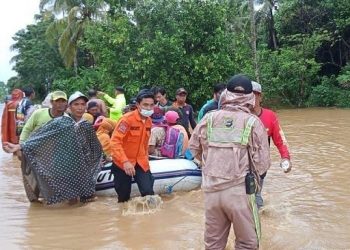 Banjir Kalimantan Selatan. Foto: Pikiran Rakyat