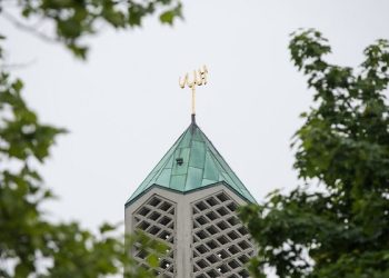 Menara Masjid Al Nour, Hanburg, Jerman. Foto: NDR
