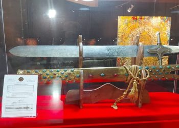 pedang nabi Muhammad SAW yang dipamerkan di JIC