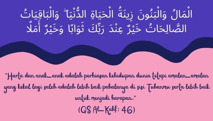 QS al Kahfi ayat 46 kedudukan anak