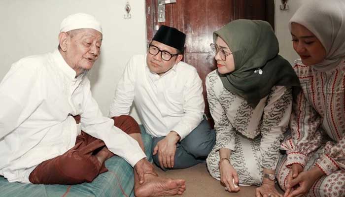 Cak Imin Sowan ke Kiai Husein Ilyas (Foto: Detik)