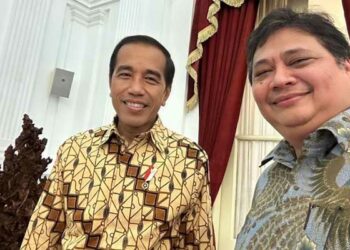 jokowi, airlangga, golkar